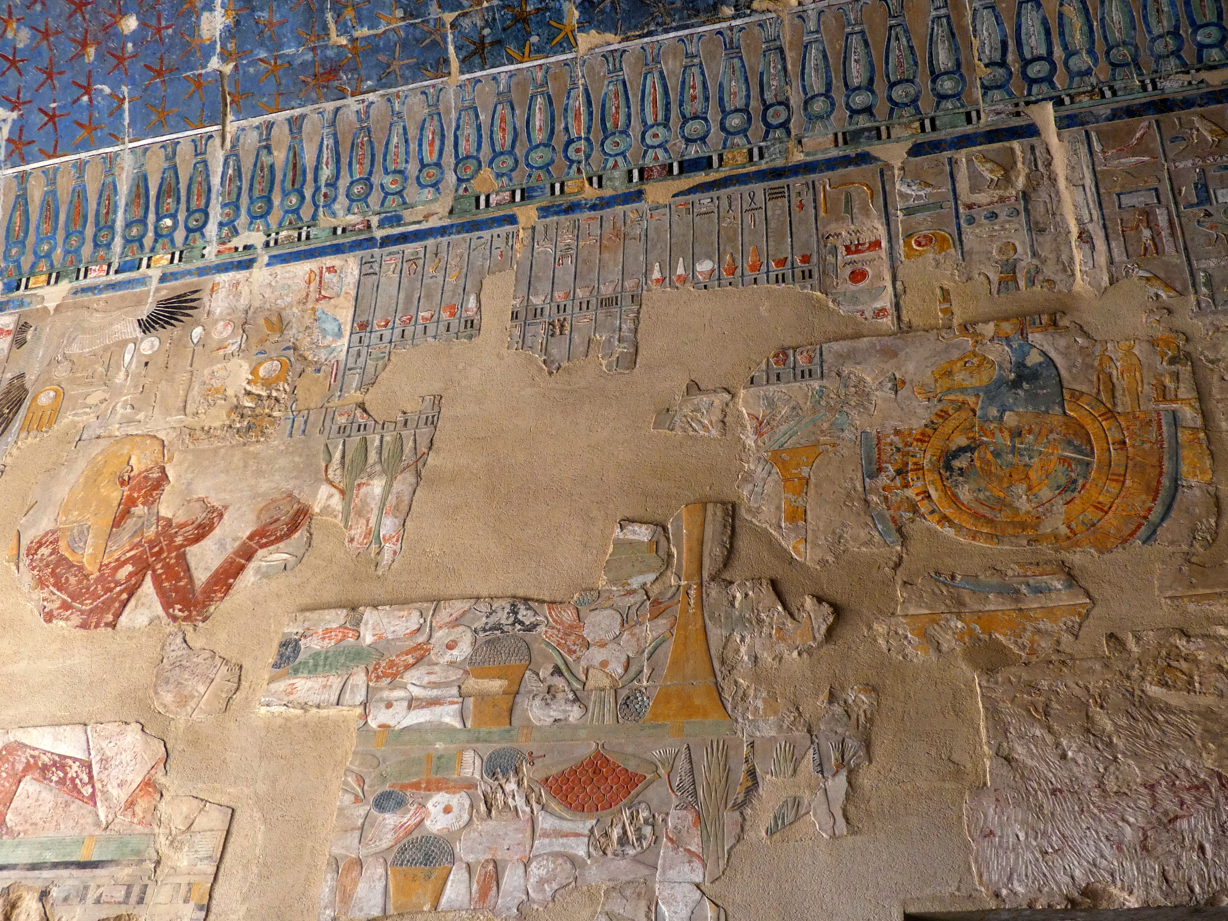 wall at astronomical ceiling