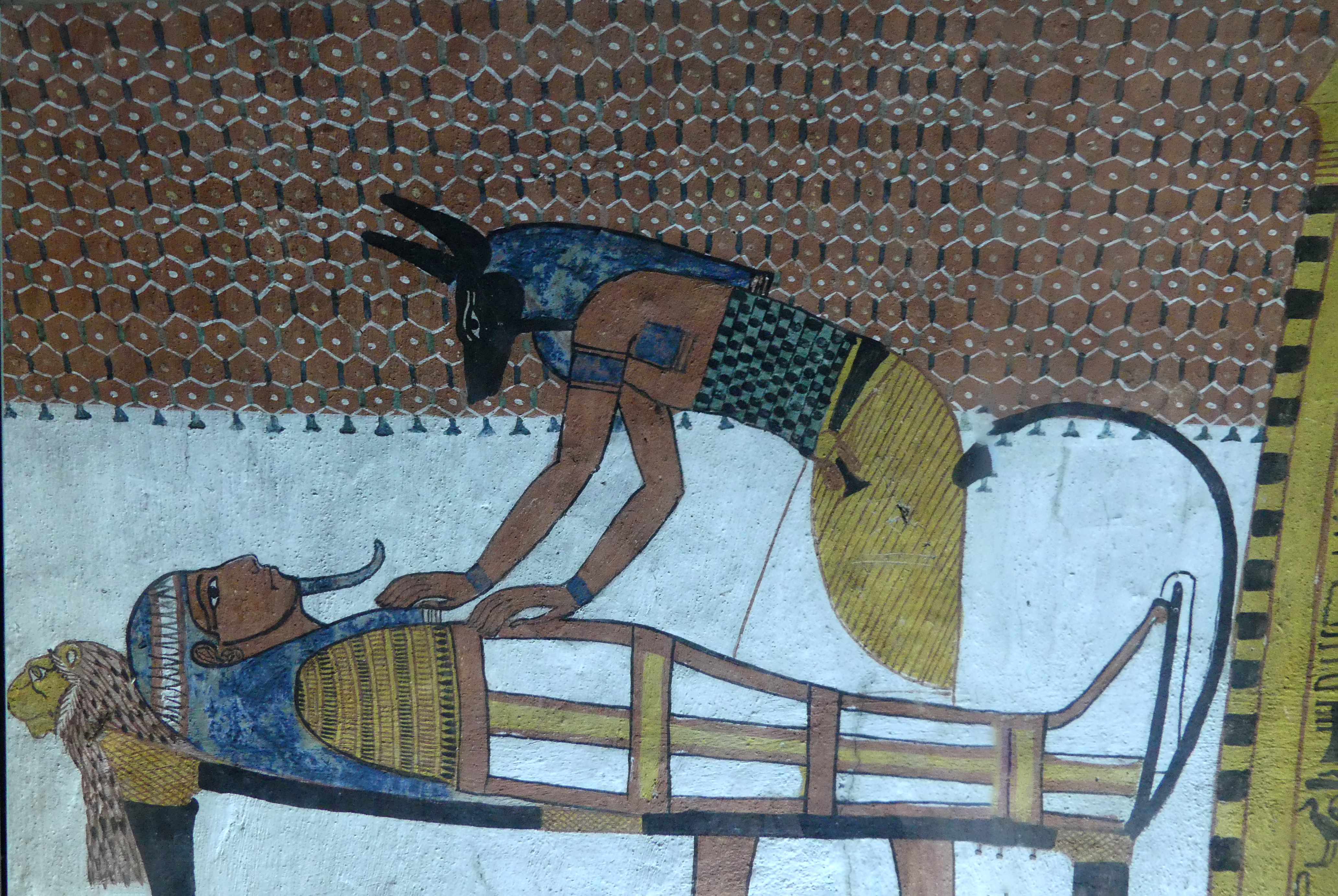 Anubis tending Sennedjem