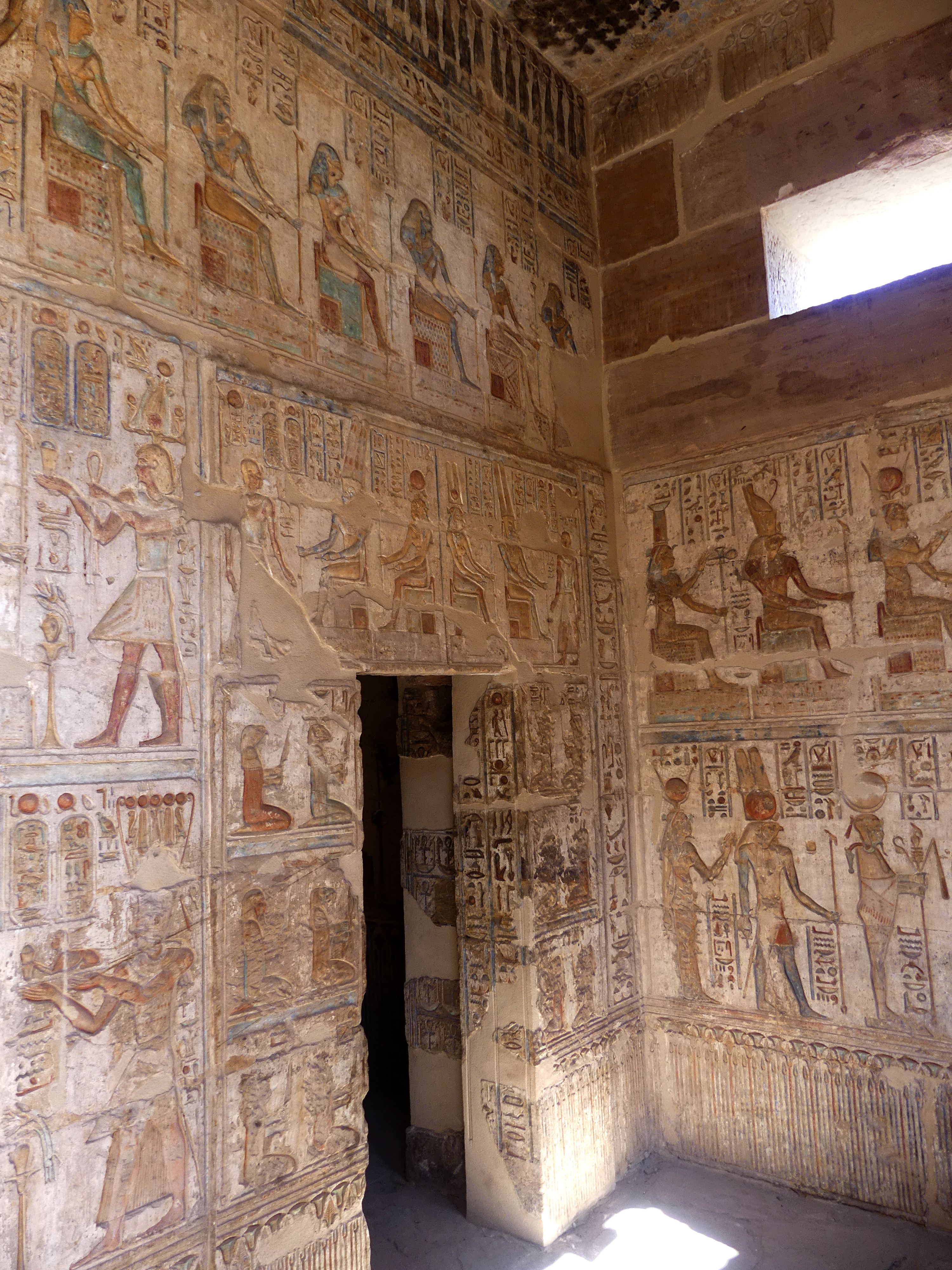 Temple Deir el-Medina entrance