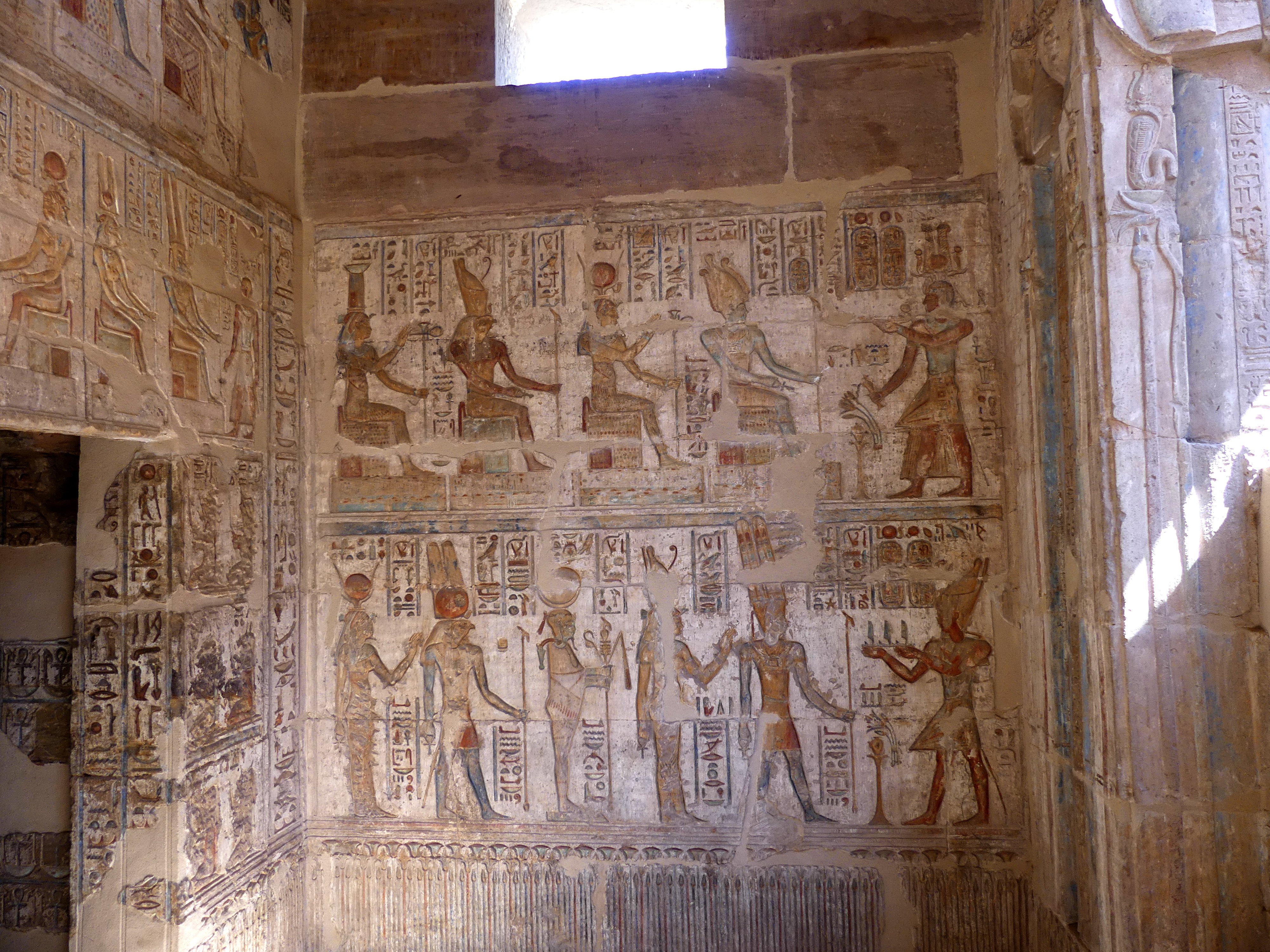 Temple Deir el-Medina entrance