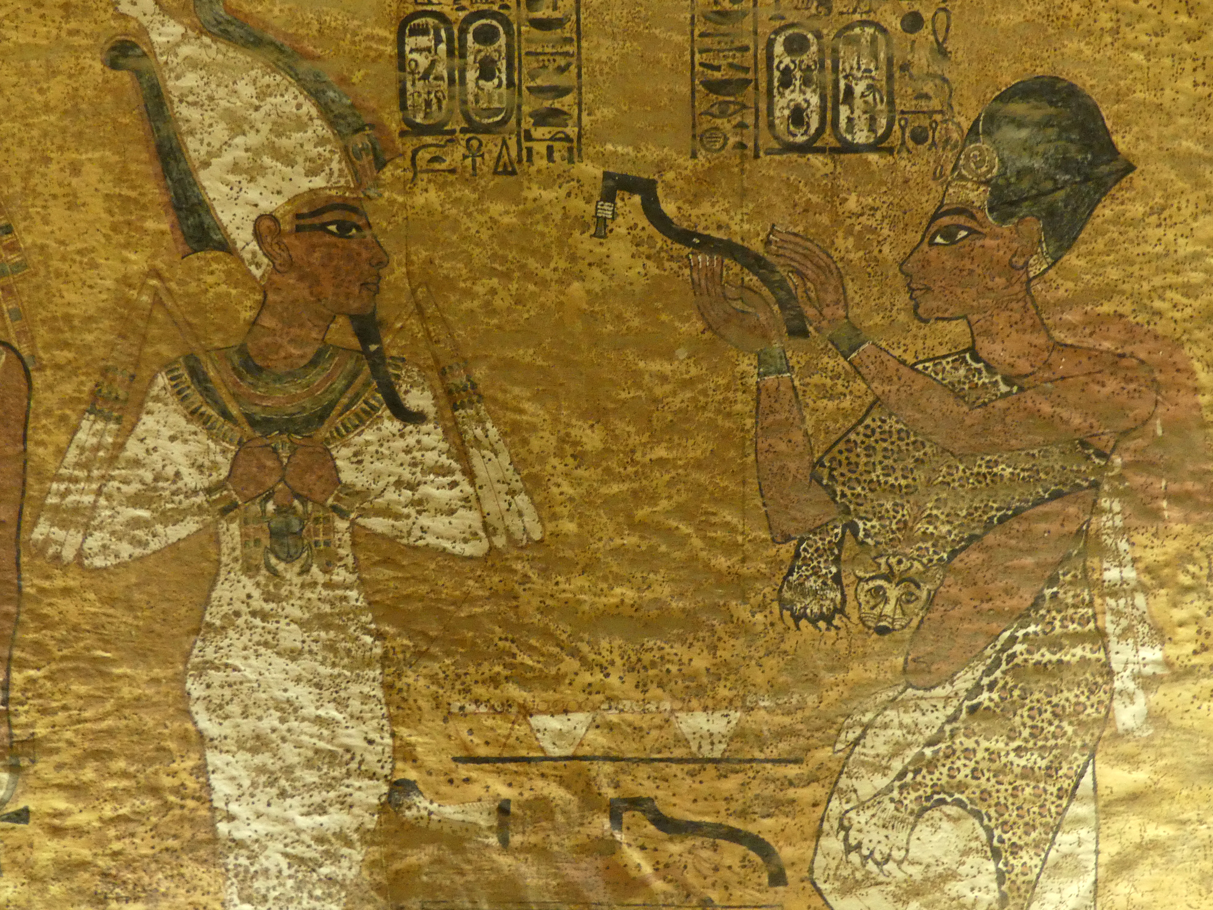 Tutankhamun painting
