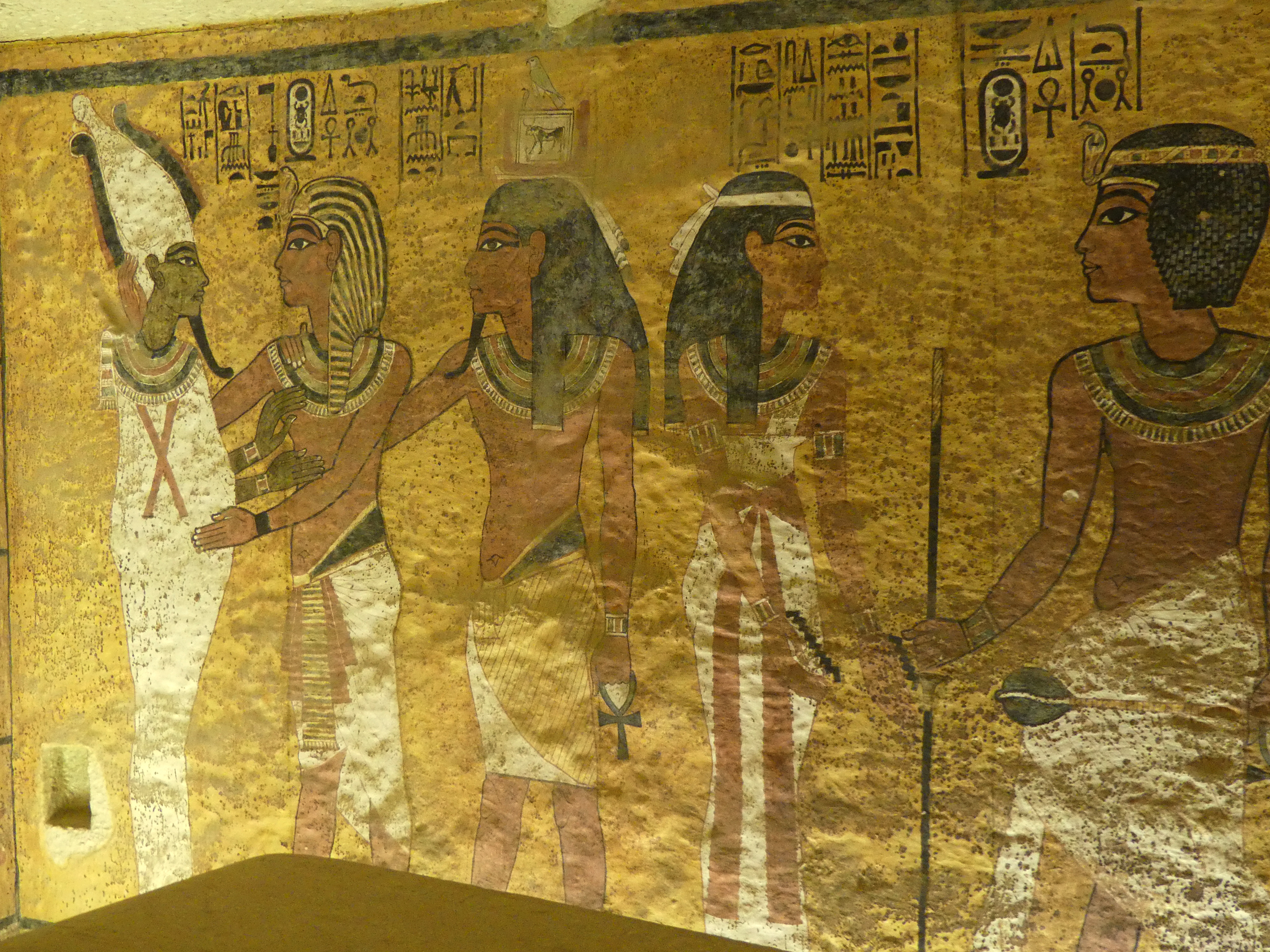Tutankhamun painting