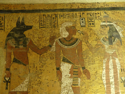 Tutankhamun painting
