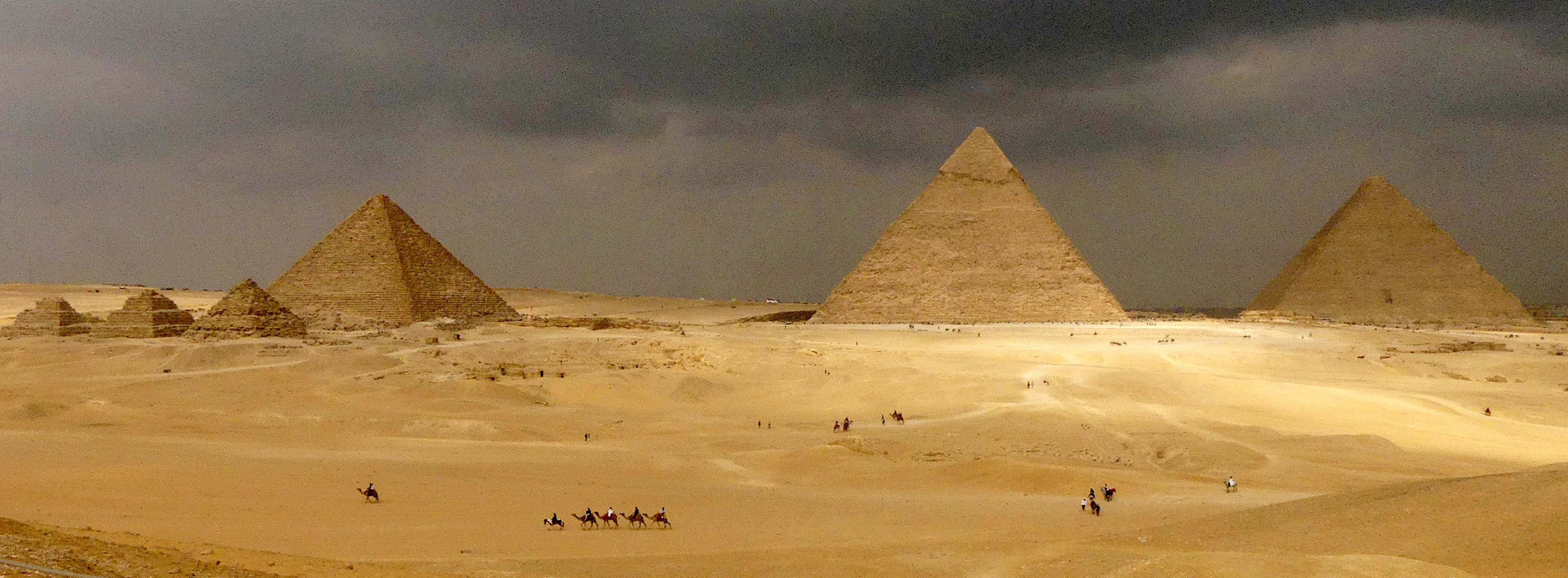 six pyramids